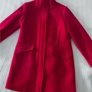 Talbots Vibrant Red Trench Coat